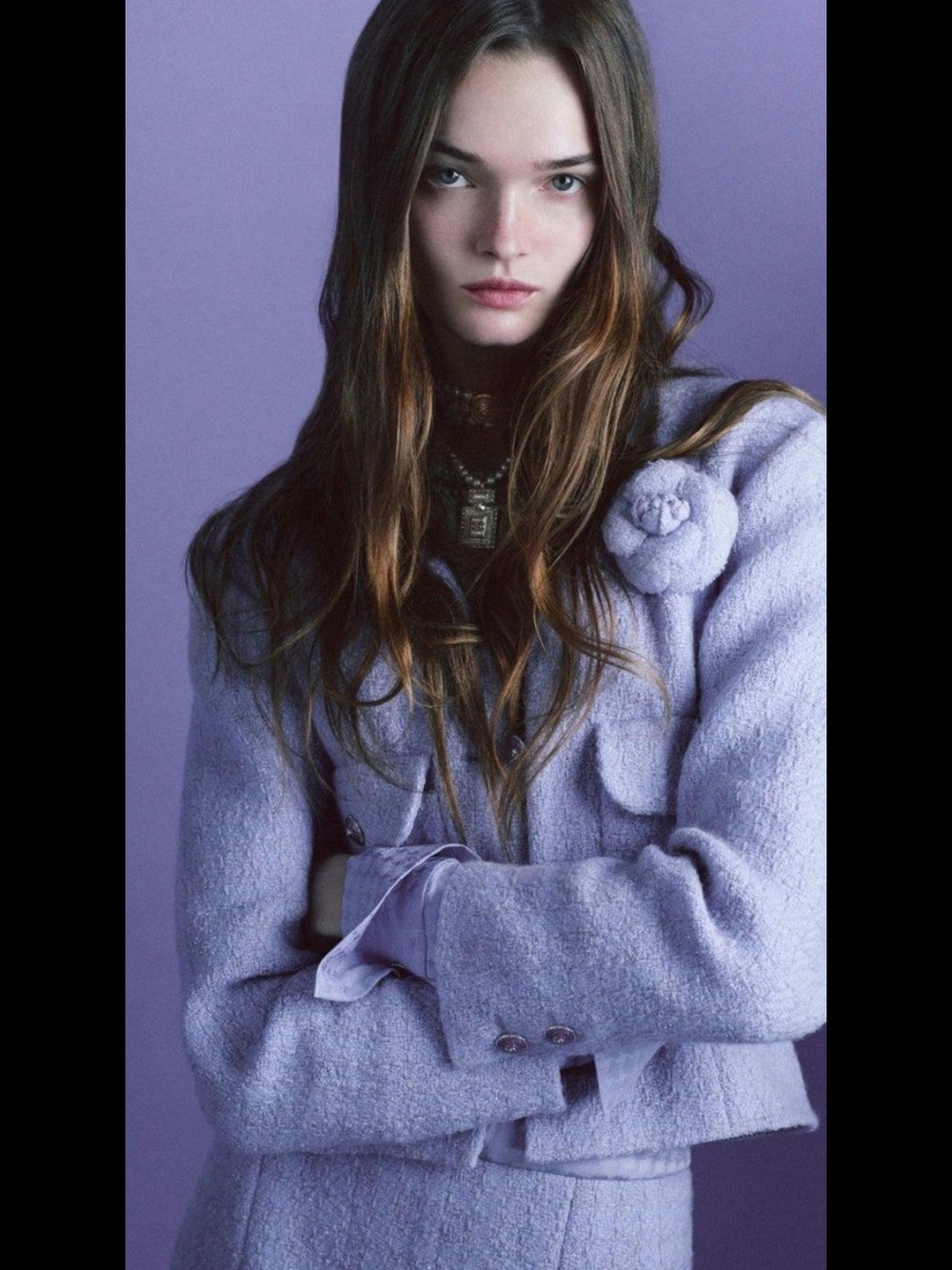 Chanel wool tweed jacket.
